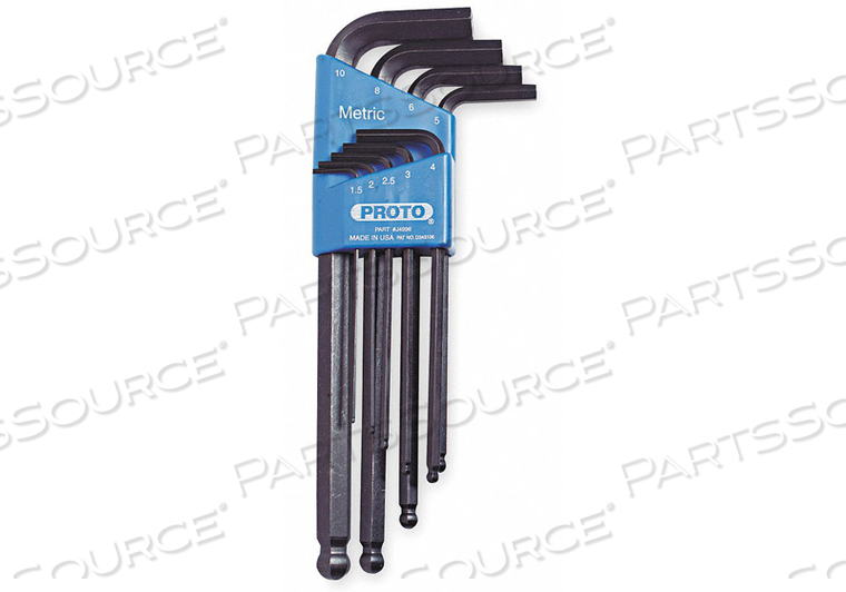 BALL END HEX KEY SET 9 PIECES by Proto