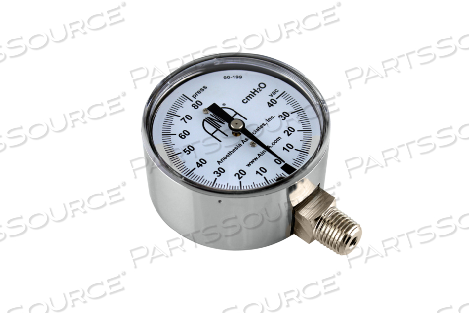 BOTTOM MOUNT PRESSURE MANOMETER by Anesthesia Associates