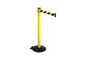 BARRIER POST BLACK/YLW BELT 2 IN BELT W by VISIONTRON Corp.