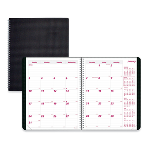 DURAFLEX 14-MONTH PLANNER, 11 X 8.5, BLACK COVER, 14-MONTH (DEC TO JAN): 2022 TO 2024 by Brownline DURAFLEX 14-MONTH PLANNER, 11 X 8.5, BLACK COVER, 14-MONTH (DEC TO JAN): 2022 TO 2024 by Brownline