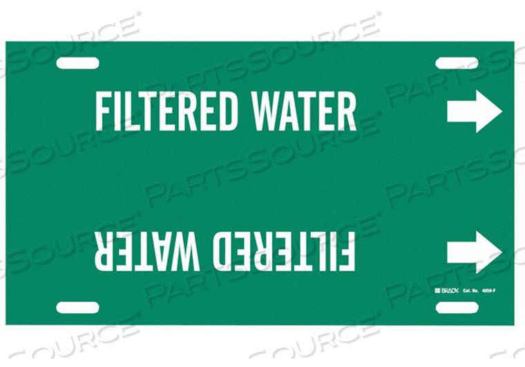 PIPE MARKER FILTER WATER GN 6 TO7-7/8 IN by Brady Americas PIPE MARKER FILTER WATER GN 6 TO7-7/8 IN by Brady Americas