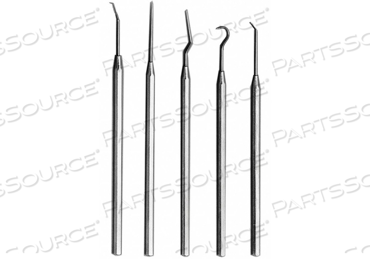 PICK AND HOOK SET STEEL 5-9/16IN.L 5 PCS by Ullman