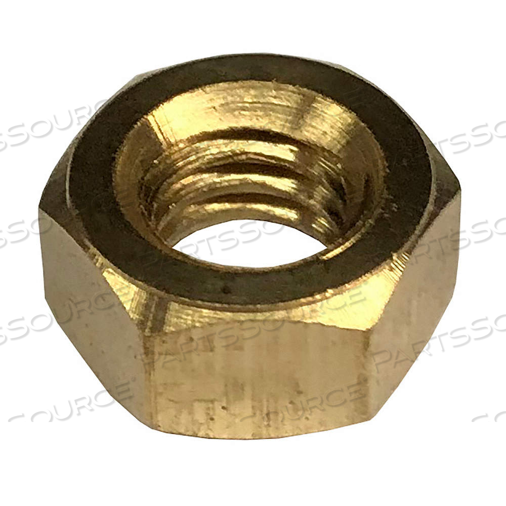 HEX NUT, 1/2"-13 THREAD, 7/8 IN HEX WD, 31/64 IN HEX HT, BRASS, NOT GRADED, PLAIN by Approved Vendor