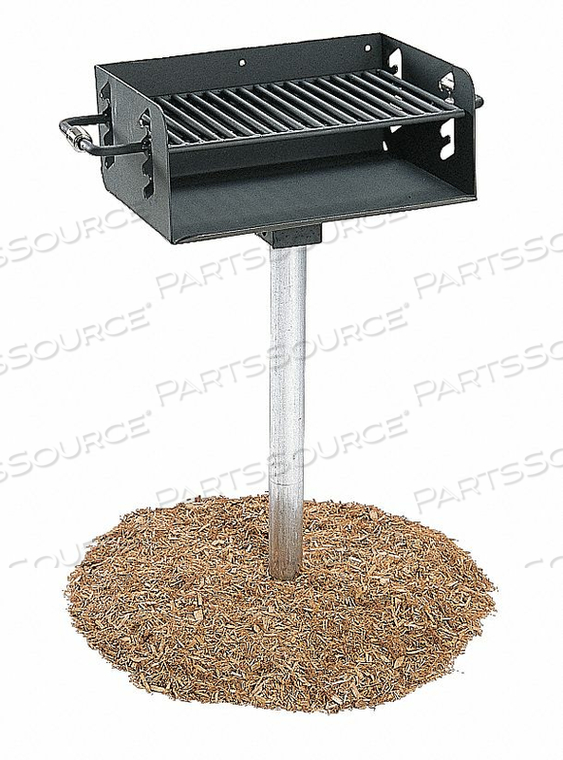 PEDESTAL GRILL ADJUSTABLE 300 SQ. INCH by UltraSite