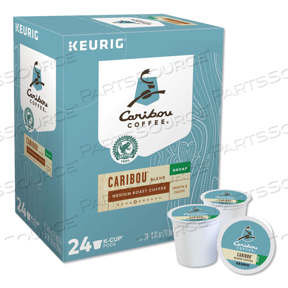 CARIBOU BLEND DECAF COFFEE K-CUPS by Caribou Coffee CARIBOU BLEND DECAF COFFEE K-CUPS by Caribou Coffee