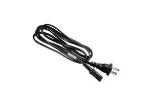 6.5FT 18 AWG NEMA 1-15P - C7 MAINS POWER CORD - BLACK by Volex Power Cords