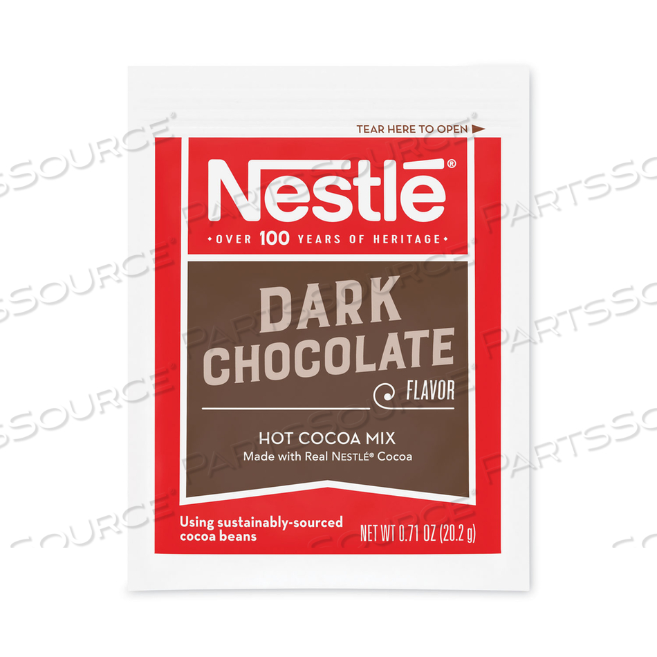 HOT COCOA MIX, DARK CHOCOLATE, 0.71 PACKETS by Nestle HOT COCOA MIX, DARK CHOCOLATE, 0.71 PACKETS by Nestle