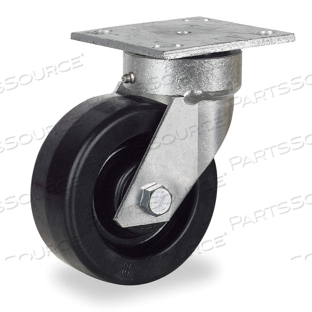 KINGPINLESS PLATE CASTER, 4 IN WHEEL DIA., 700 LB, 5 5/8 IN MOUNTING HT, PHENOLIC by Approved Vendor KINGPINLESS PLATE CASTER, 4 IN WHEEL DIA., 700 LB, 5 5/8 IN MOUNTING HT, PHENOLIC by Approved Vendor