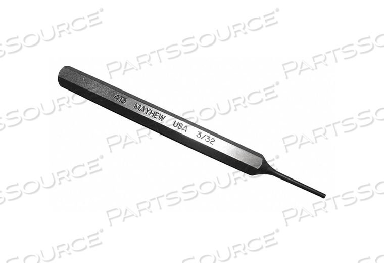 PIN PUNCH 4-1/2IN L 3/32IN TIP STEEL by Mayhew Select