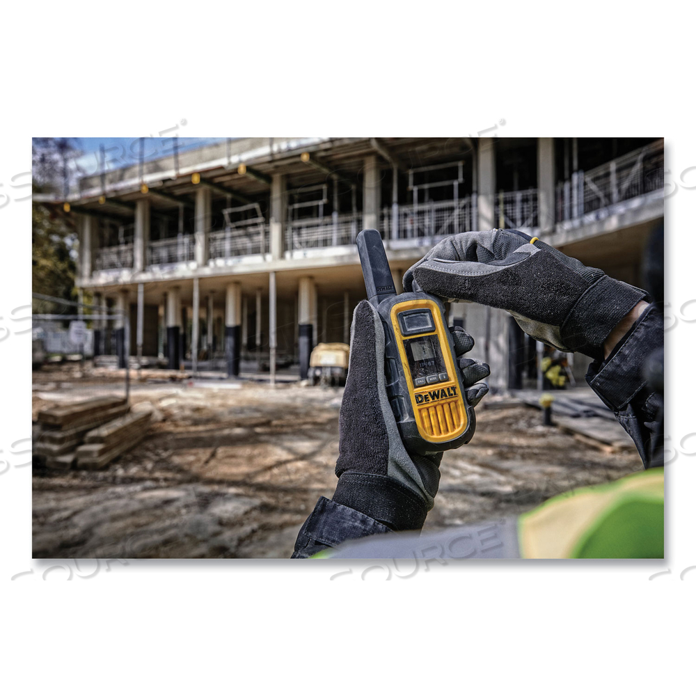 2DXFRS800SV1 TWO-WAY RADIOS, 2 W, 22 CHANNELS by DeWalt