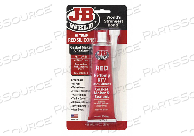 ADHESIVE SEALANT 3 OZ. TUBE RED by J-B Weld