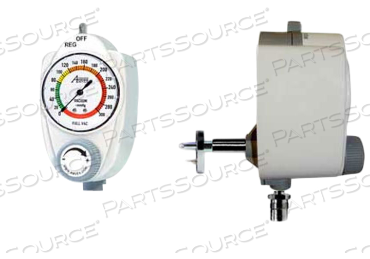 ANALOG VACUUM REGULATOR, 1.5 IN DISS MALE X MALE, 0 TO 300 MMHG by Ohio Medical, LLC