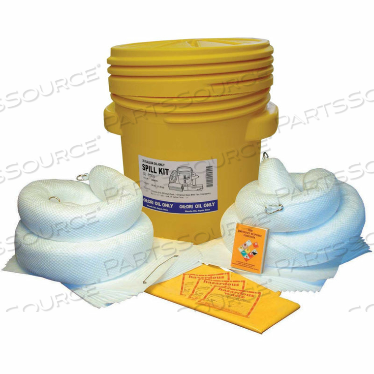 OIL ONLY SPILL KIT, 95 GALLON CAPACITY by Oil-Dri