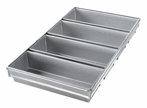 BREAD PAN 4-STRAP 12-1/4X4-1/2 by Chicago Metallic