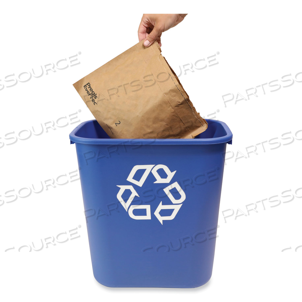 EVERTEC CURBSIDE RECYCLABLE PADDED MAILER, #4, KRAFT PAPER, SELF-ADHESIVE CLOSURE, 14 X 9, BROWN by Pregis