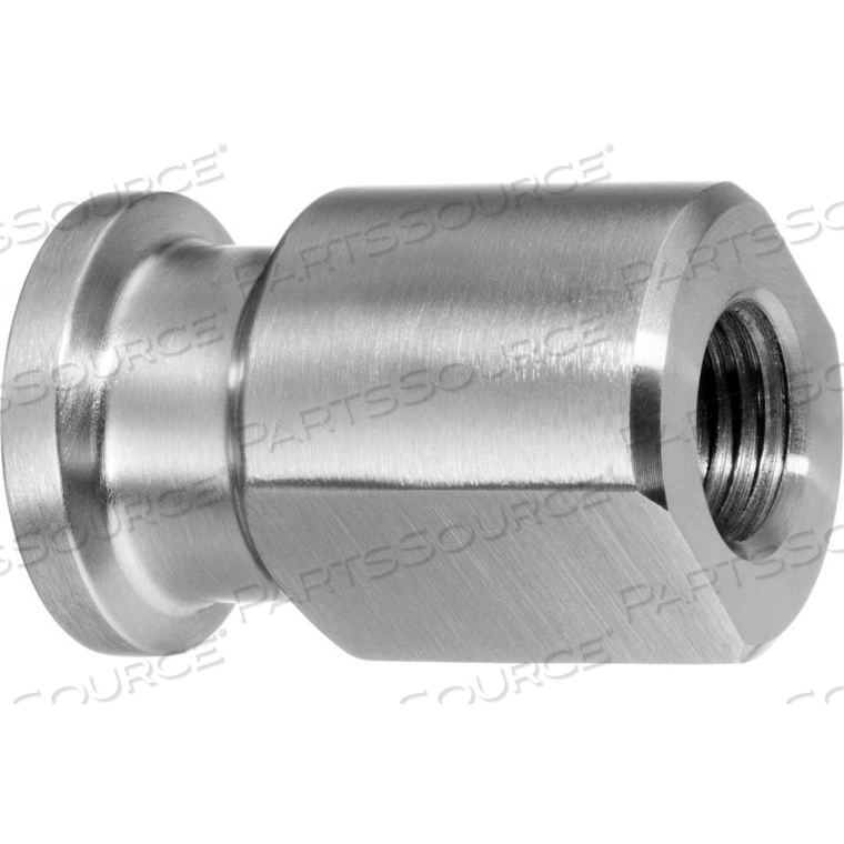 316 SS REDUCING STRAIGHT ADAPTER, TUBE-TO-FEMALE THREADED PIPE FOR 1" TUBE OD X 3/4" NPT FEMALE 
