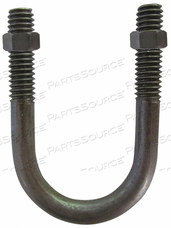 STANDARD U-BOLT, 5/16"-18 THREAD SIZE, 1 IN INSIDE WD/DIA, 2 3/16 IN INSIDE HT, PLAIN, INCH by Fabory STANDARD U-BOLT, 5/16"-18 THREAD SIZE, 1 IN INSIDE WD/DIA, 2 3/16 IN INSIDE HT, PLAIN, INCH by Fabory