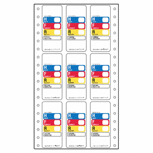 HAZCOM LABEL 1-1/4 H 2-7/8 W PK500 by Labelmaster HAZCOM LABEL 1-1/4 H 2-7/8 W PK500 by Labelmaster