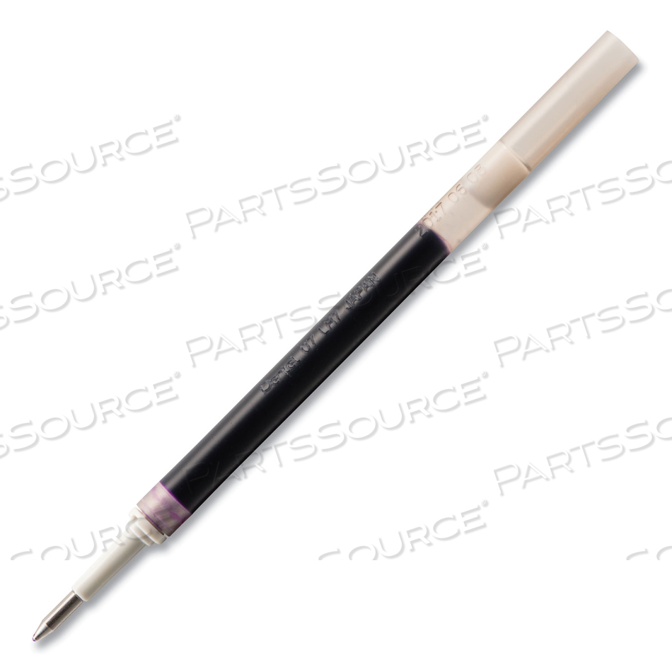 REFILL FOR PENTEL ENERGEL RETRACTABLE LIQUID GEL PENS, MEDIUM CONICAL TIP, VIOLET INK by Pentel of America