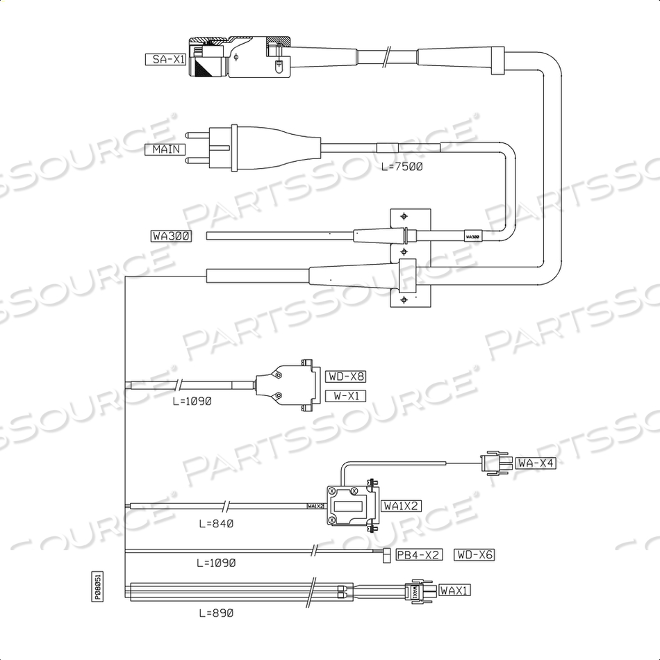 CABLE, C-ARM MAINS STAND-TROLLEY by Philips Healthcare