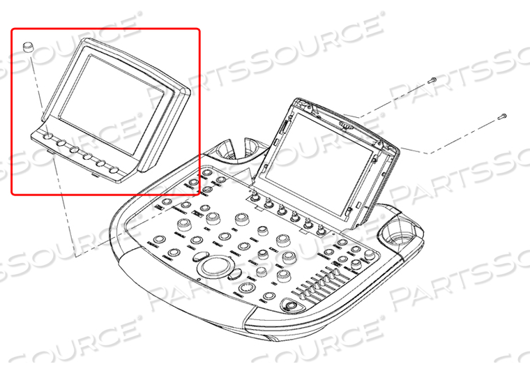 TOUCH SCREEN FRONT ENCLOSURE ASSEMBLY by Philips Healthcare