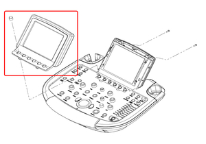 TOUCH SCREEN FRONT ENCLOSURE ASSEMBLY by Philips Healthcare