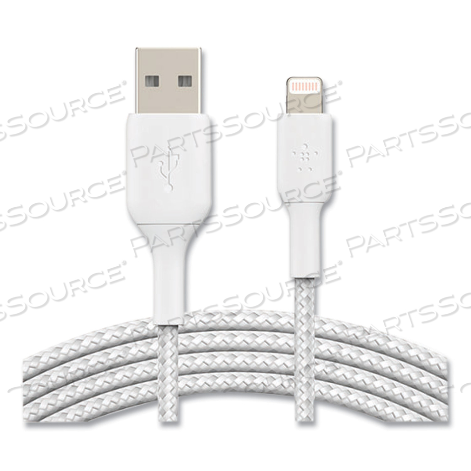 BOOST CHARGE, LIGHTNING CABLE, LIGHTNING MALE TO USB MALE, 3.3 FT, WHITE, FOR APPLE IPAD/IPHONE/IPOD (LIGHTNING) by Belkin BOOST CHARGE, LIGHTNING CABLE, LIGHTNING MALE TO USB MALE, 3.3 FT, WHITE, FOR APPLE IPAD/IPHONE/IPOD (LIGHTNING) by Belkin