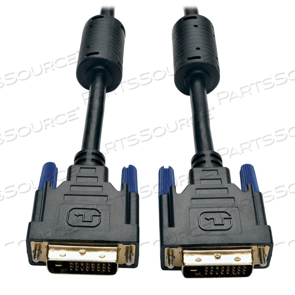 6FT DVI-D MALE/MALE DUAL LINK DIGITAL TMDS MONITOR CABLE - BLACK by Tripp Lite