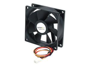 80X25MM BALL BEARING QUIET COMPUTER CASE FAN W/ TX3 CONNECTOR - SYSTEM FAN KIT - 80 MM by StarTech.com Ltd.