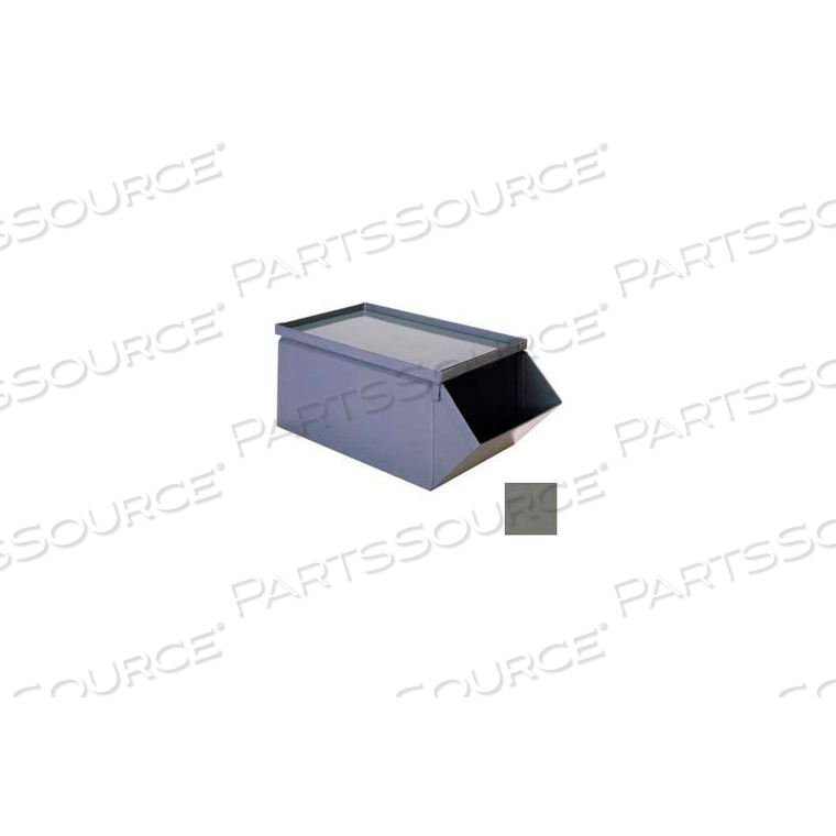 TOP COVER FOR 7-1/2"W X 15-1/2"D X 6"H STEEL BINS, GRAY by Stackbin Corporation TOP COVER FOR 7-1/2"W X 15-1/2"D X 6"H STEEL BINS, GRAY by Stackbin Corporation