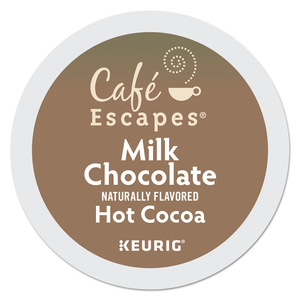 CAFE ESCAPES MILK CHOCOLATE HOT COCOA K-CUPS, 24/BOX by Cafe Escapes