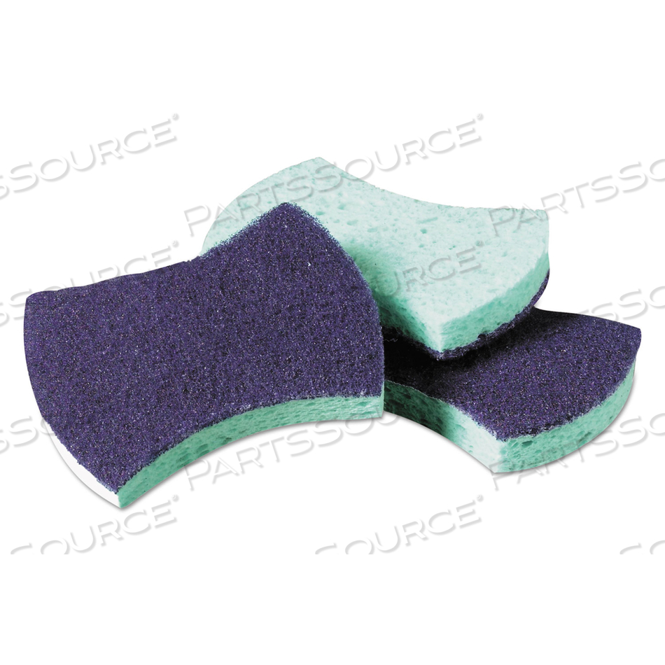 POWER SPONGE #3000, 2.8 X 4.5, 0.6" THICK, BLUE/TEAL by 3M Consumer POWER SPONGE #3000, 2.8 X 4.5, 0.6" THICK, BLUE/TEAL by 3M Consumer