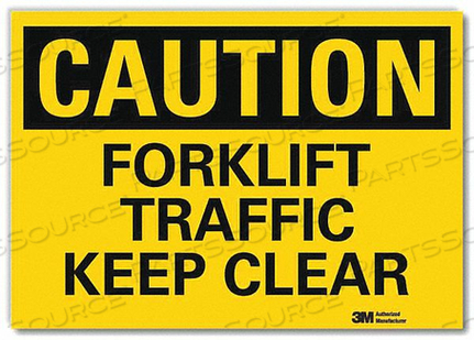 SAFETY SIGN FORKLIFT TRAFFIC 5IN.H by Lyle Signs Inc. SAFETY SIGN FORKLIFT TRAFFIC 5IN.H by Lyle Signs Inc.