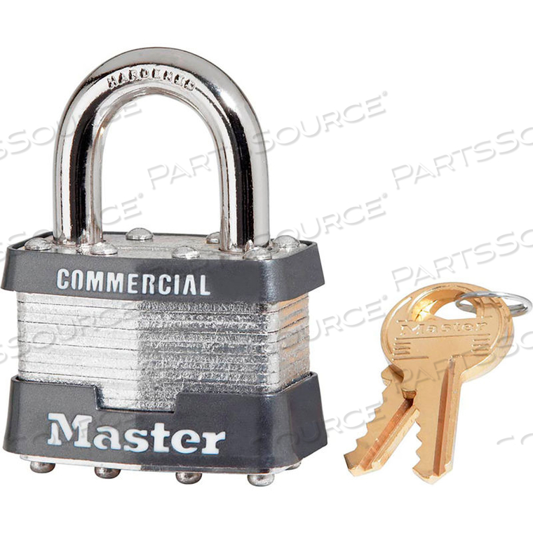 KEYED PADLOCK - 15/16" SHACKLE - KEYED DIFFERENT WITH MASTER KEYED SYSTEM by Master Lock KEYED PADLOCK - 15/16" SHACKLE - KEYED DIFFERENT WITH MASTER KEYED SYSTEM by Master Lock