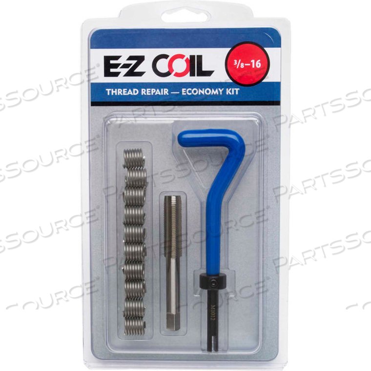 ECONOMY COIL THREAD REPAIR KIT FOR METAL - 5/8-11 X 1.5D by E-Z Lok