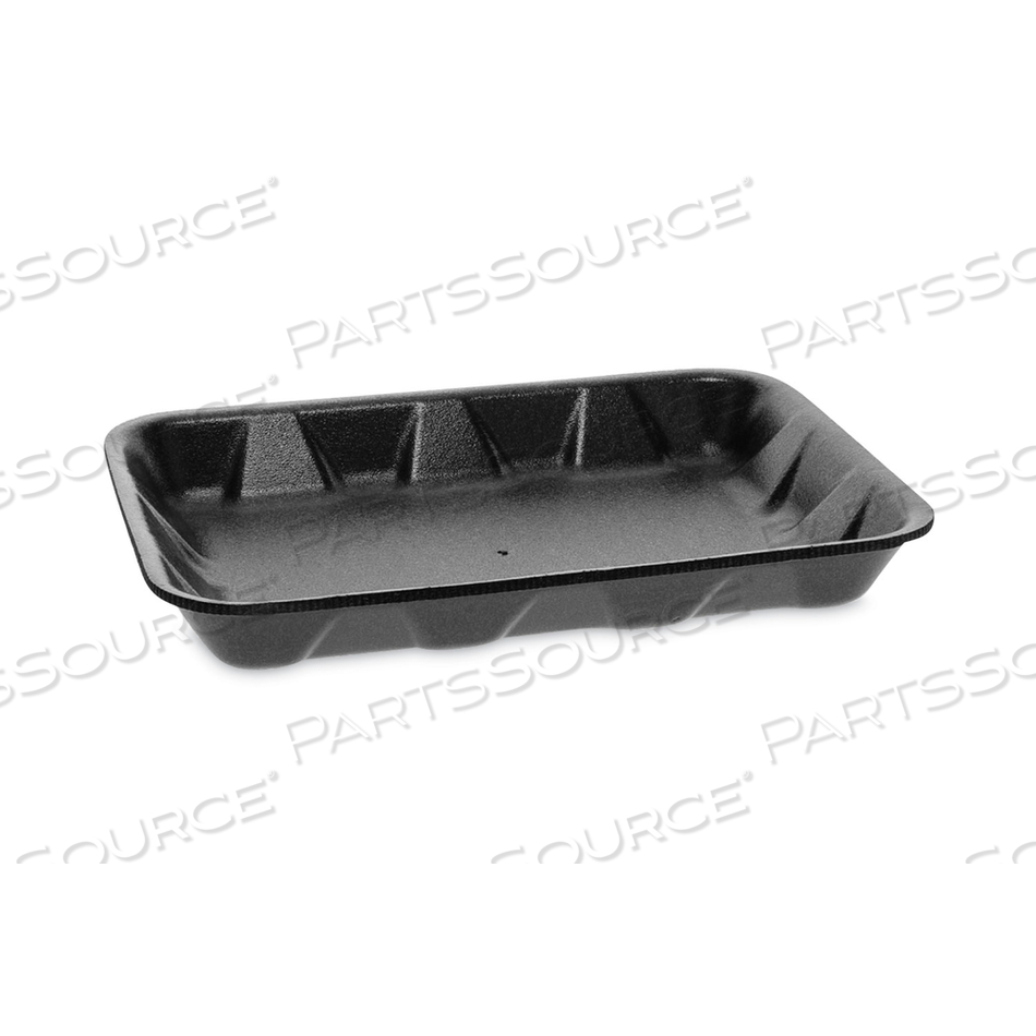 SUPERMARKET TRAY, #4D1, 9.5 X 7 X 1.25, BLACK, FOAM by Pactiv