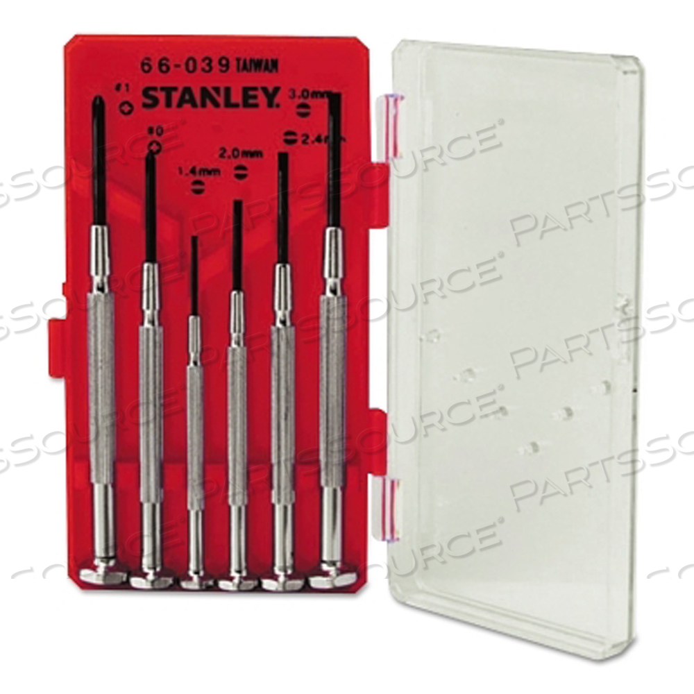 JEWELERS SCREWDRIVER SET SL/PH 6 PCS. by Stanley