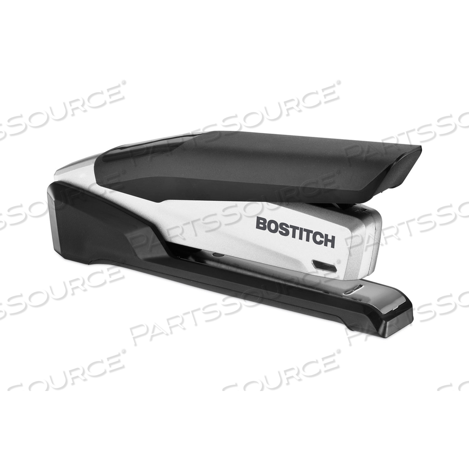 INPOWER SPRING-POWERED DESKTOP STAPLER WITH ANTIMICROBIAL PROTECTION, 28-SHEET CAPACITY, BLACK/SILVER by Bostitch