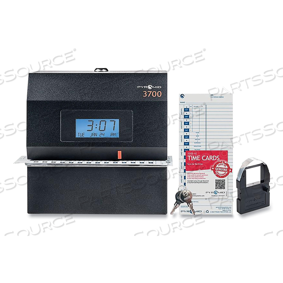HEAVY-DUTY TIME CLOCK, DOCUMENT AND JOB RECORDER by Pyramid