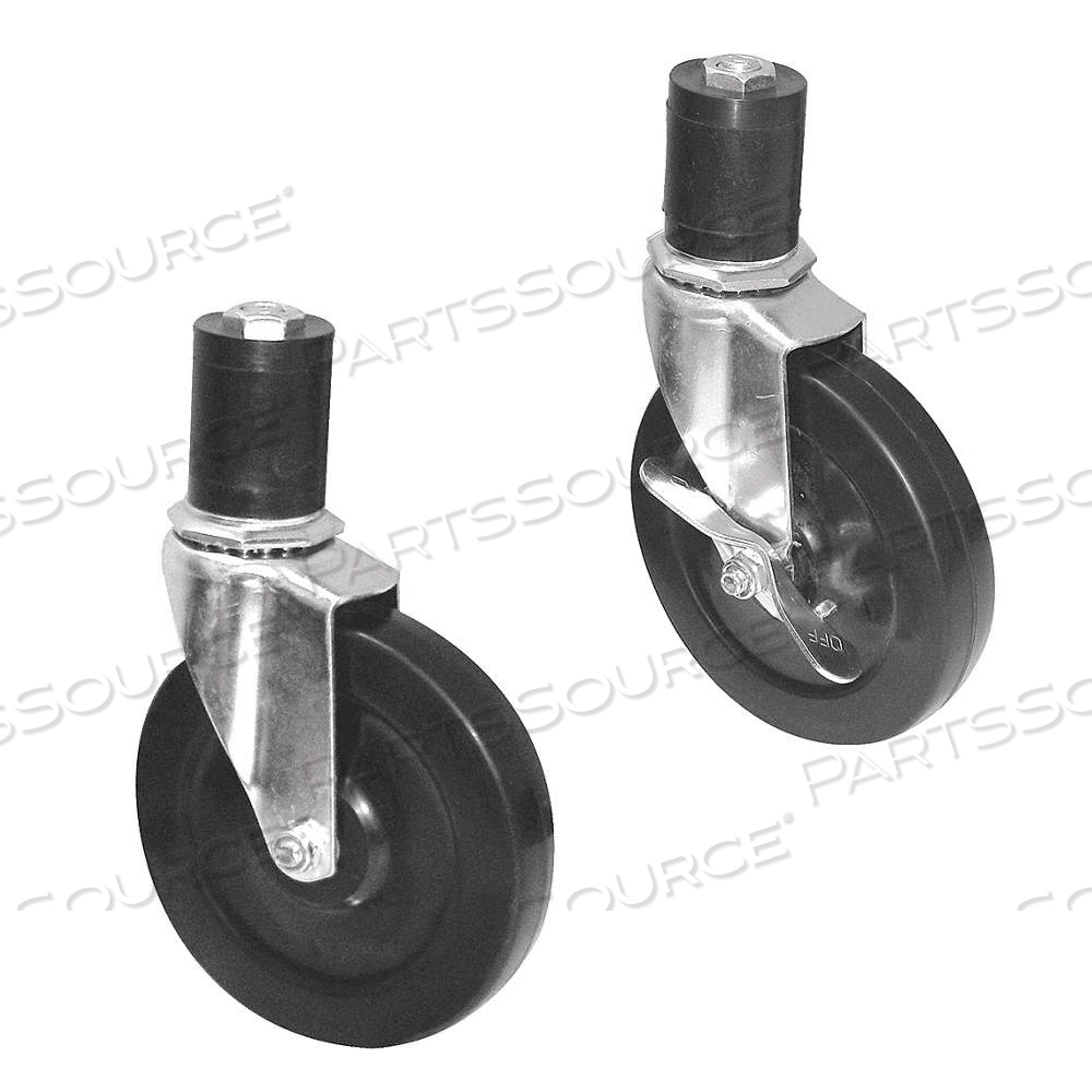 CASTER SET, 200 LBS by Approved Vendor