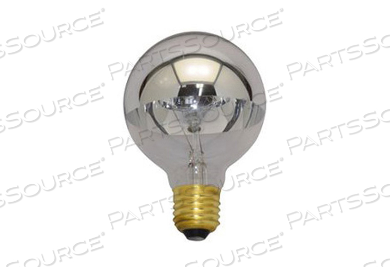 INCANDESCENT BULB, 150 W, E26 MEDIUM SCREW BASE, SILVER, P25, 120 V, 200 HR AVERAGE LIFE, 2100 LUMENS, 1.25 A, 4.75 IN by STERIS Corporation