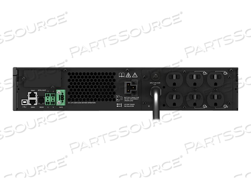 LIEBERT GXT5, UPS (RACK-MOUNTABLE / EXTERNAL), AC 120 V, 1000 WATT, 1000 VA, ETHERNET 10/100, USB, OUTPUT CONNECTORS: 6, 2U by Vertiv