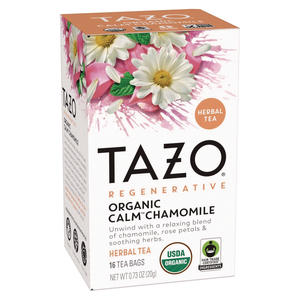 TEA BAGS, ORGANIC CALM CHAMOMILE, 16/BOX, 6 BOXES/CARTON by Tazo