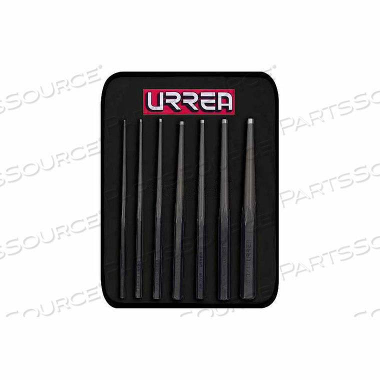 DRIFT PUNCH SET, 7 PIECE SET by Urrea Professional Tools
