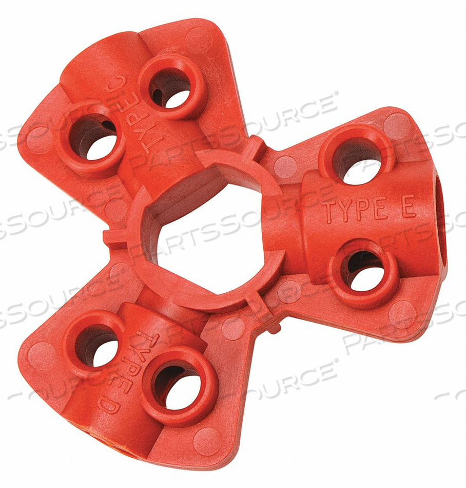 PNEUMATIC FITTING LOCKOUT RED by Brady Americas