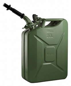 GAS CAN 5 GAL. GREEN INCLUDE SPOUT by Wavian USA