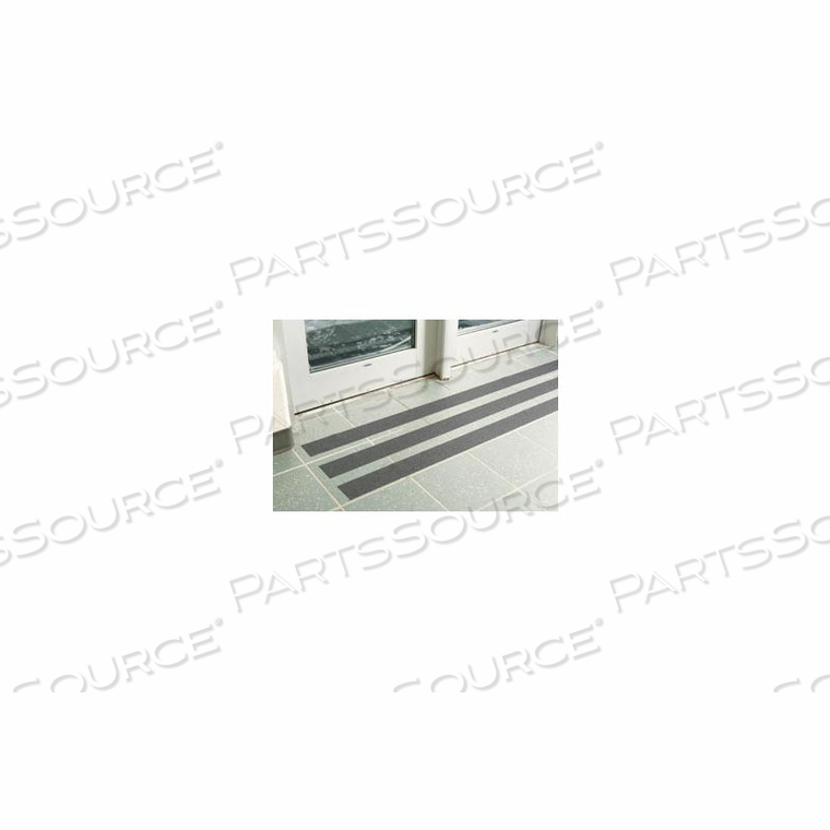 ANTI-SLIP TAPE 6" X 24" STRIPS - BLACK, PACK OF 50 by Incom Manufacturing