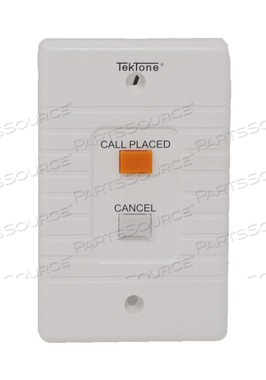 ROOM STATION, AUDIBLE VISUAL, 4.5IN WIDTH, 2.75IN HEIGHT, 1.75IN DEPTH, PLASTIC, SINGLE GANG TYPE, UL LISTED STANDARDS by TekTone Sound & Signal Mfg., Inc. ROOM STATION, AUDIBLE VISUAL, 4.5IN WIDTH, 2.75IN HEIGHT, 1.75IN DEPTH, PLASTIC, SINGLE GANG TYPE, UL LISTED STANDARDS by TekTone Sound & Signal Mfg., Inc.