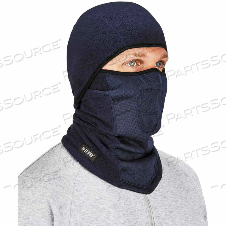 6823 BALACLAVA FACE MASK, WIND-PROOF, HINGED, NAVY by Ergodyne 6823 BALACLAVA FACE MASK, WIND-PROOF, HINGED, NAVY by Ergodyne