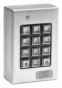 ACCESS KEYPAD WEATHERIZD 3INW GRAY/BLACK by Linear